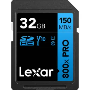 Lexar 800x Pro SDXC UHS-I Card - 150 MBPS